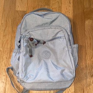 Great condition Kipling gray backpack. Used but no signs of wear!